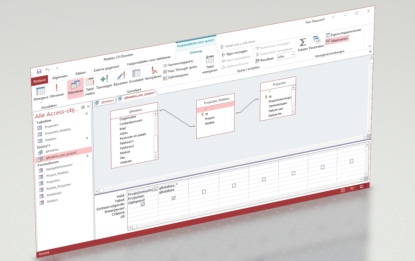 Access programma Equinox Software